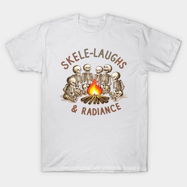 Skele-Laughs & Raiance Funny T-Shirt by T-shirt US